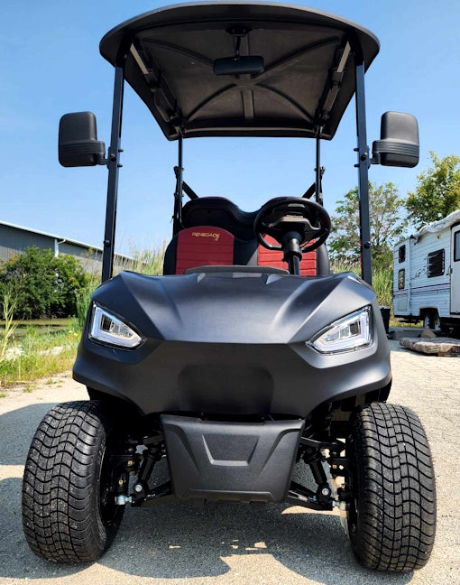 48V Electric Golf Cart 4 Seater Blue Renegade X Edition Utility Golf UTV