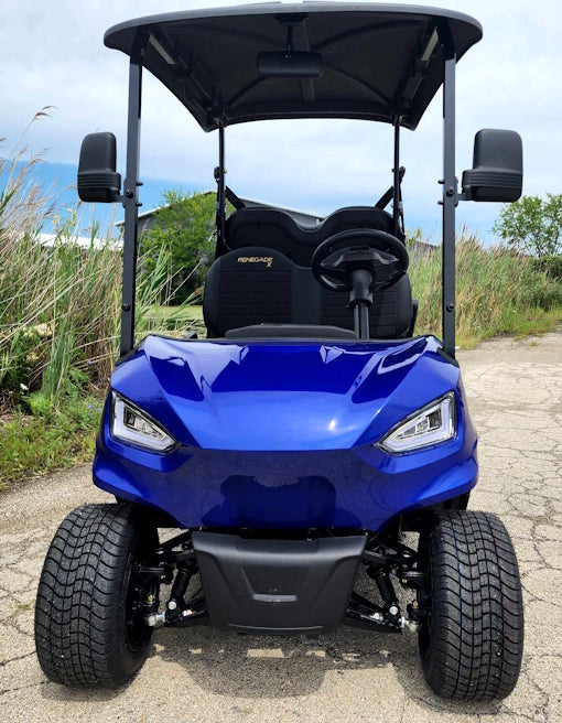 48V Electric Golf Cart 4 Seater Red Renegade X Edition Utility Golf UTV