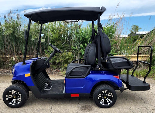 48V Electric Golf Cart 4 Seater Red Renegade X Edition Utility Golf UTV