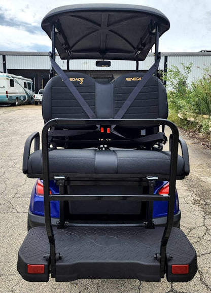 48V Electric Golf Cart 4 Seater Blue Renegade X Edition Utility Golf UTV