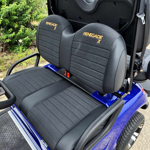 48V Electric Golf Cart 4 Seater Silver Renegade X Edition Utility Golf UTV