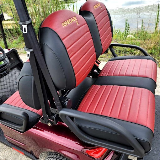 48V Electric Golf Cart 4 Seater Blue Renegade X Edition Utility Golf UTV