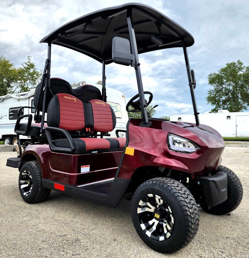 48V Electric Golf Cart 4 Seater Blue Renegade X Edition Utility Golf UTV