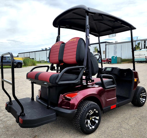 48V Electric Golf Cart 4 Seater Silver Renegade X Edition Utility Golf UTV