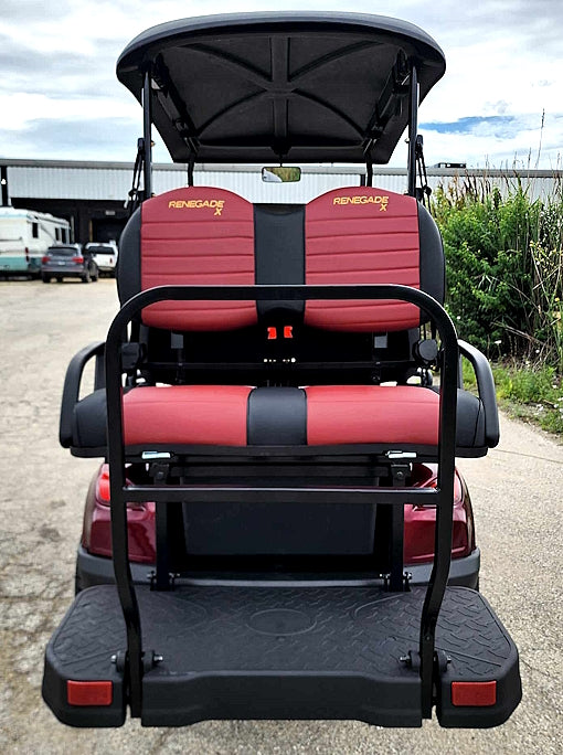 48V Electric Golf Cart 4 Seater Blue Renegade X Edition Utility Golf UTV