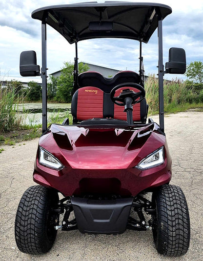 48V Electric Golf Cart 4 Seater Blue Renegade X Edition Utility Golf UTV