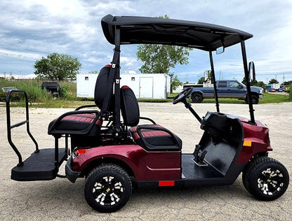 48V Electric Golf Cart 4 Seater Red Renegade X Edition Utility Golf UTV