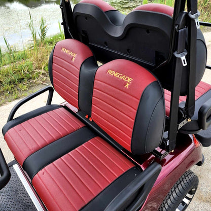 48V Electric Golf Cart 4 Seater Black Renegade X Edition Utility Golf UTV