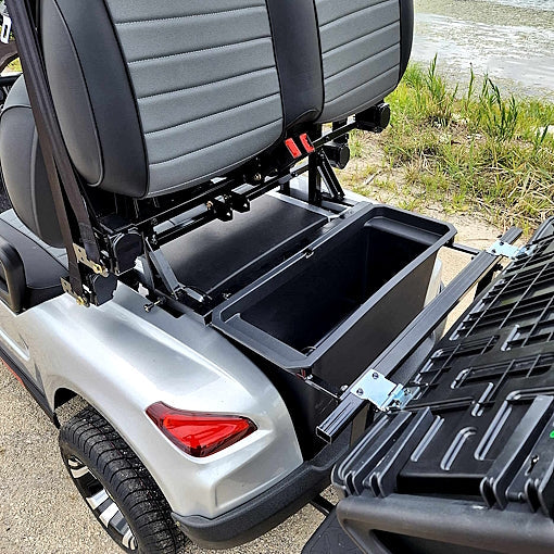 48V Electric Golf Cart 4 Seater Silver Renegade X Edition Utility Golf UTV