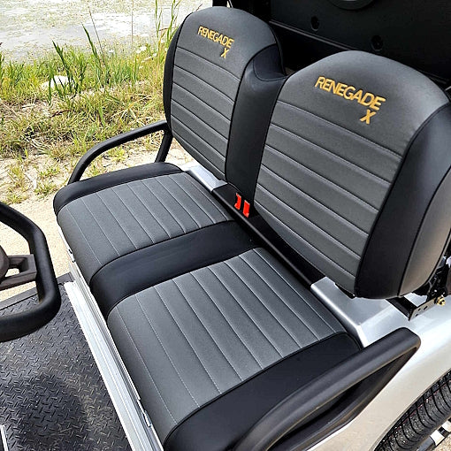 48V Electric Golf Cart 4 Seater Silver Renegade X Edition Utility Golf UTV