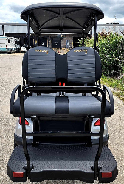 48V Electric Golf Cart 4 Seater Silver Renegade X Edition Utility Golf UTV