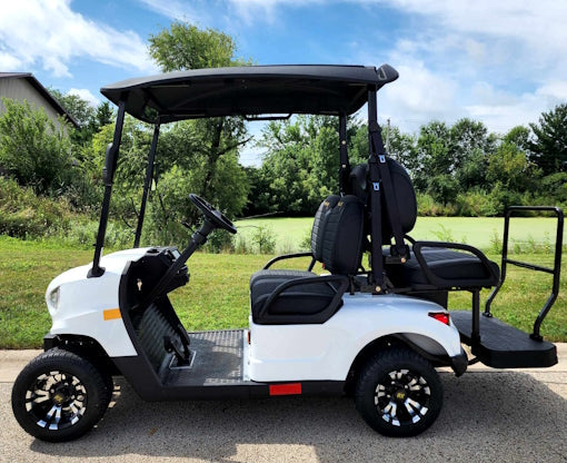 48V Electric Golf Cart 4 Seater Blue Renegade X Edition Utility Golf UTV