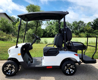48V Electric Golf Cart 4 Seater Blue Renegade X Edition Utility Golf UTV