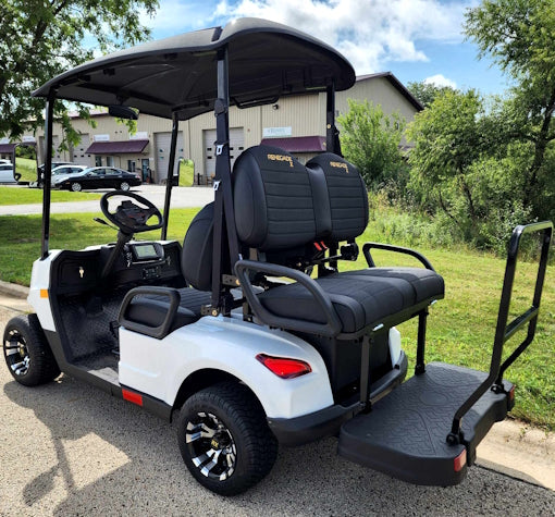 48V Electric Golf Cart 4 Seater Blue Renegade X Edition Utility Golf UTV