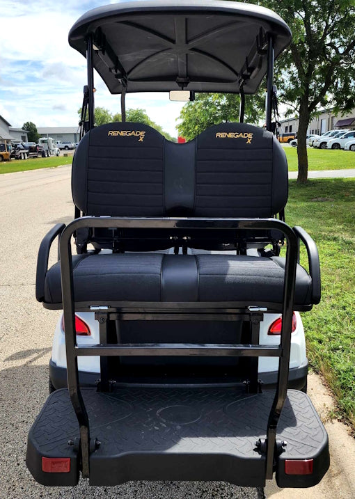 48V Electric Golf Cart 4 Seater Silver Renegade X Edition Utility Golf UTV