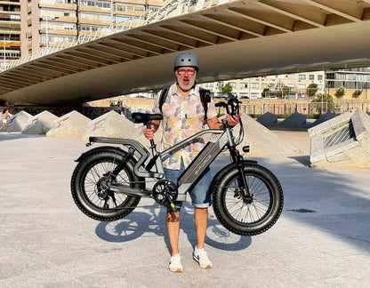 G-FORCE RS Full Suspension Fat Tire 48V  750W 60-100 Mile Range Electric Bike with Dual Hydraulic Brakes - 100% Financing Available!
