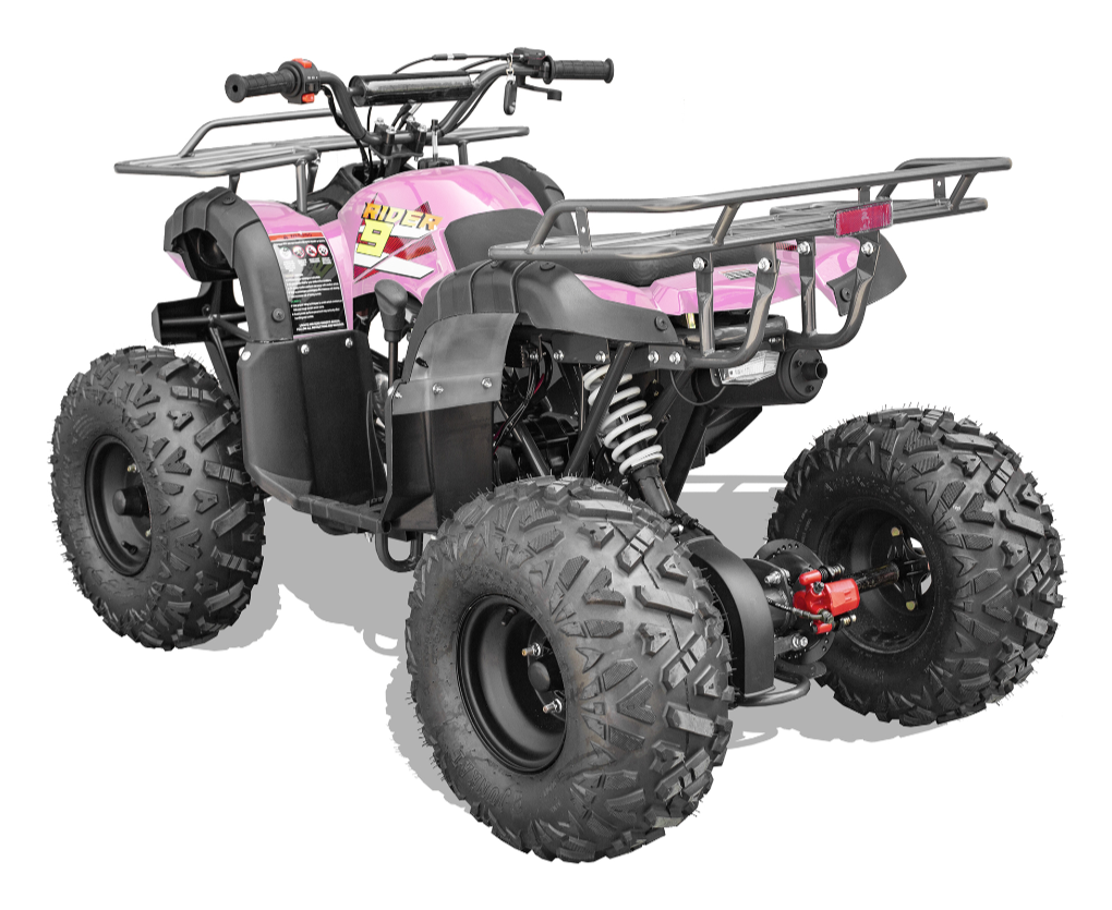 Vitacci Rider 9 Utility, 125cc, Automatic with reverse, Electric start, Throttle Control, Youth Mid-Size For Kid 12-Year-old and Up Utility ATV