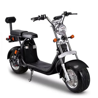 SoverSky SL1.0P Fat Tire Chopper Scooter | 2000W 60V Dual Battery