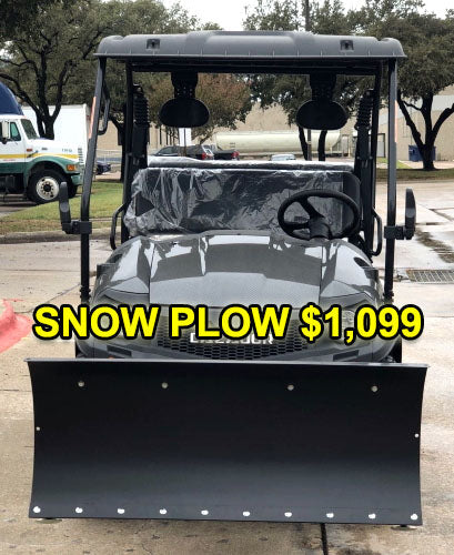 200cc UTV With Snow Plow ATV Gas Golf Cart Utility Vehicle Snow Master GVX