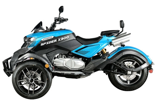 X300 Spider 276cc Super Trike Scooter Gas Moped Tryker Fully Automatic with Reverse - SPIDER X300