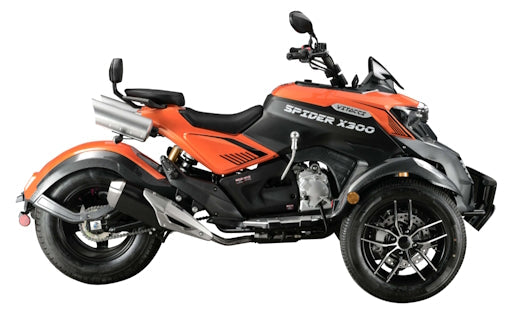 X300 Spider 276cc Super Trike Scooter Gas Moped Tryker Fully Automatic with Reverse - SPIDER X300