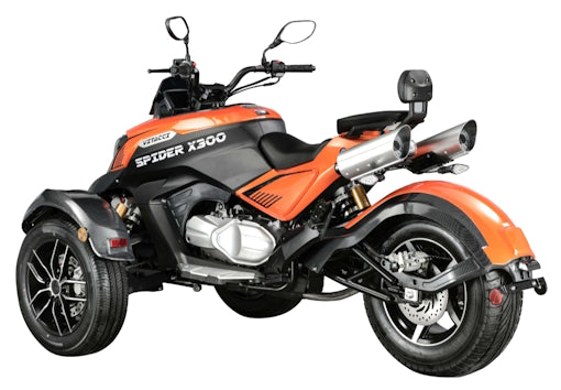 X300 Spider 276cc Super Trike Scooter Gas Moped Tryker Fully Automatic with Reverse - SPIDER X300