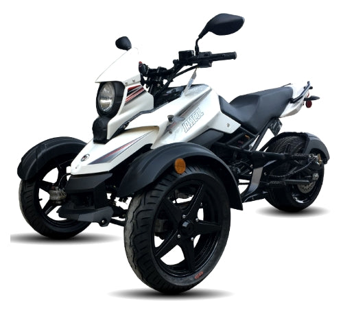 GSI - 200cc Tryker Trike Scooter Gas Moped Fully Automatic with Reverse - JassCol 200 Trike