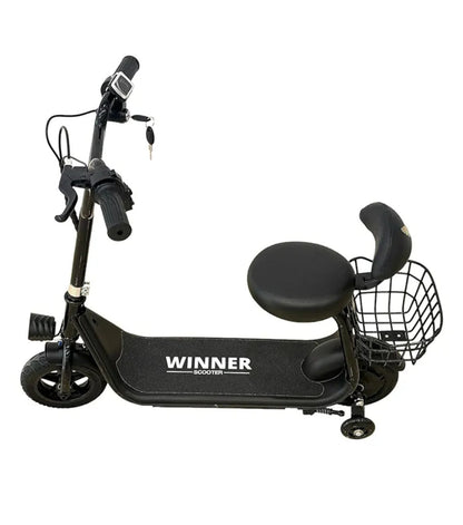Winner Kids Electric Scooter With seat & pet Teddy Basket Age 4-8