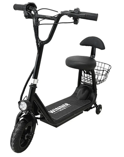 Winner Kids Electric Scooter With seat & pet Teddy Basket Age 4-8
