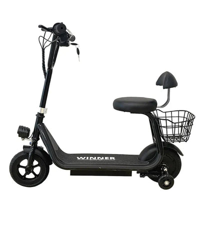 Winner Kids Electric Scooter With seat & pet Teddy Basket Age 4-8