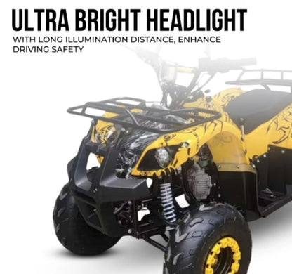 ATV Quad Off road 125CC Gas powered Automatic with Reverse Mode Warrior Bike - Age 8-14