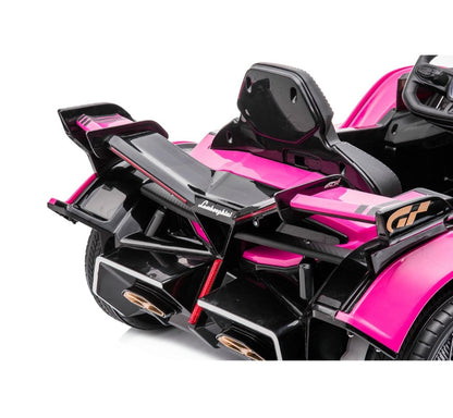 Lamborghini V12 Vision Gran Turismo Ride on Sports Car for Kids,Large Age 3-8