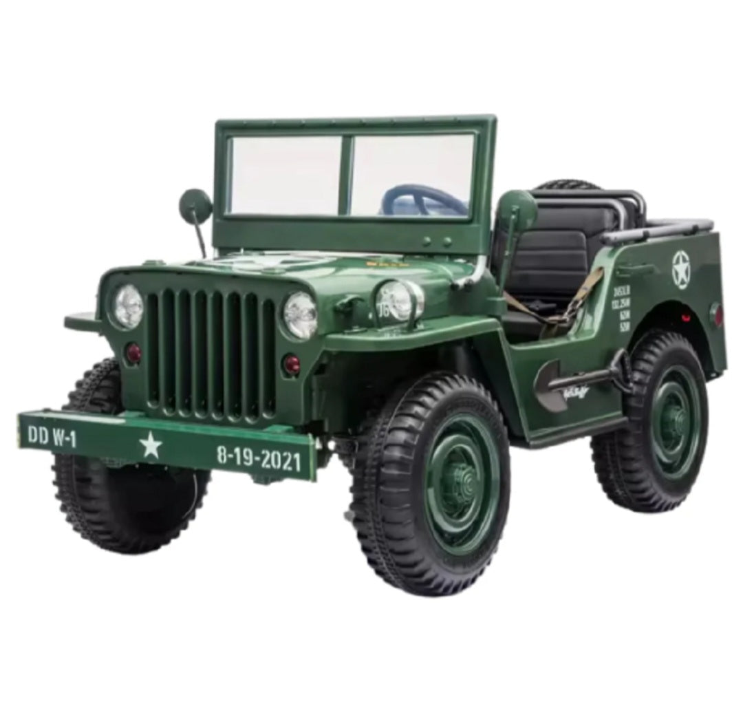 Kids Electric Mini Ride on Jeep with 03 Seats For Siblings joy Rides Age 3-7 Years