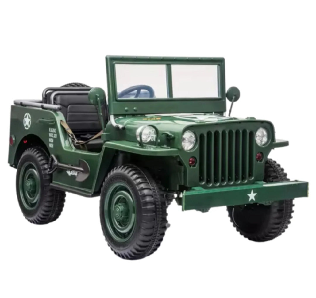 Kids Electric Mini Ride on Jeep with 03 Seats For Siblings joy Rides Age 3-7 Years