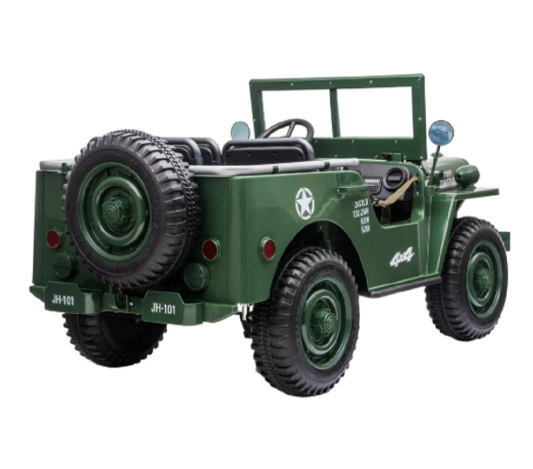 Kids Electric Mini Ride on Jeep with 03 Seats For Siblings joy Rides Age 3-7 Years