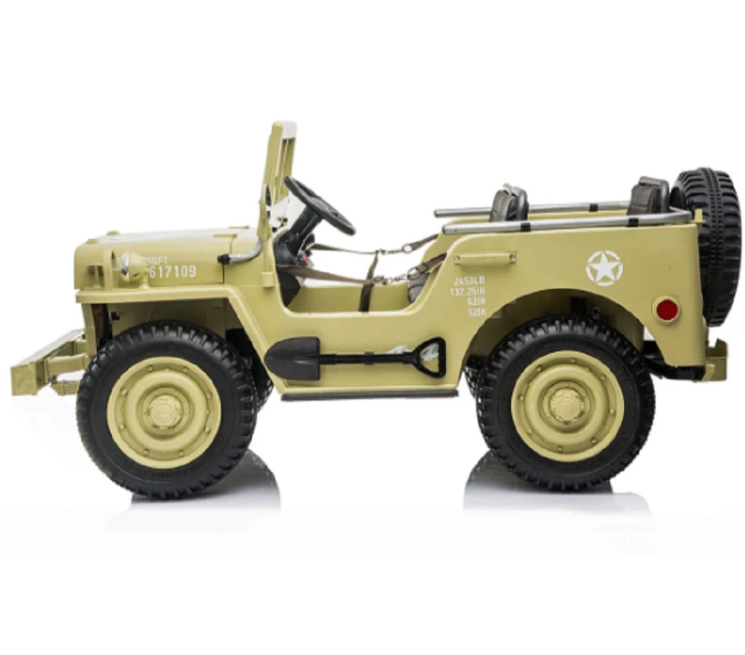 Kids Electric Mini Ride on Jeep with 03 Seats For Siblings joy Rides Age 3-7 Years