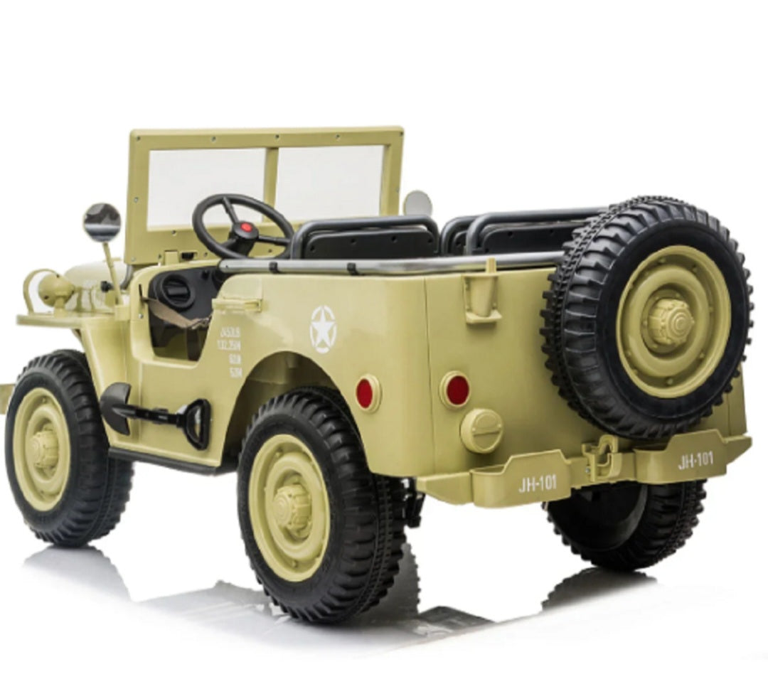 Kids Electric Mini Ride on Jeep with 03 Seats For Siblings joy Rides Age 3-7 Years