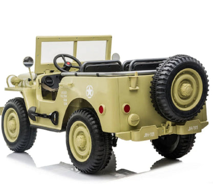 Kids Electric Mini Ride on Jeep with 03 Seats For Siblings joy Rides Age 3-7 Years