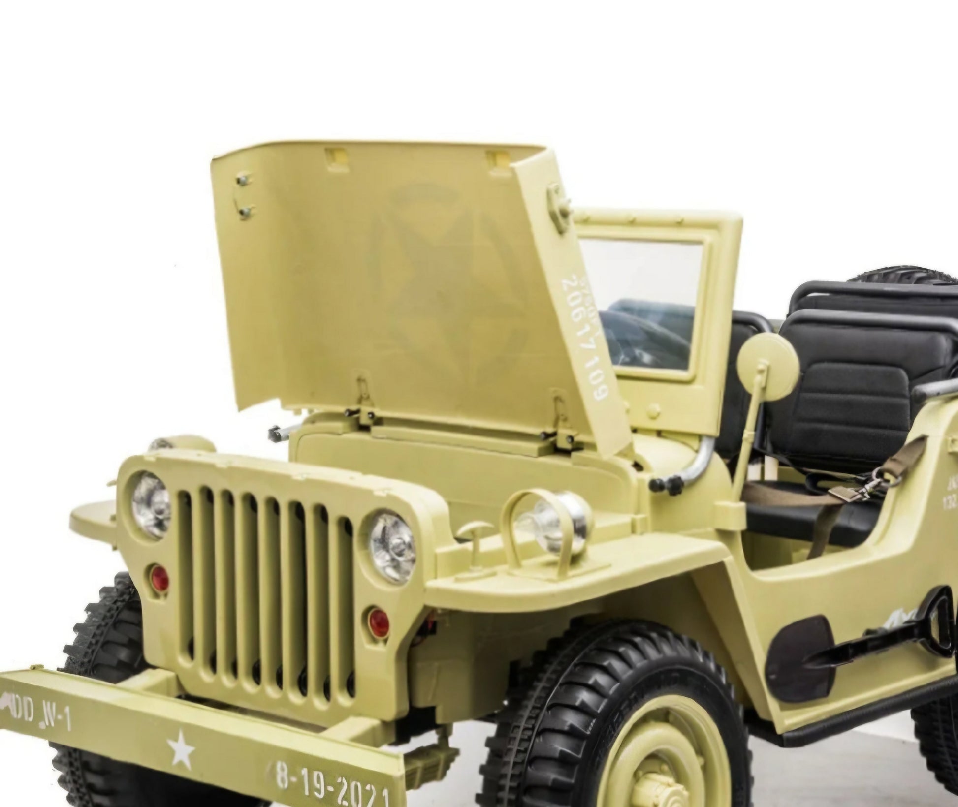 Kids Electric Mini Ride on Jeep with 03 Seats For Siblings joy Rides Age 3-7 Years