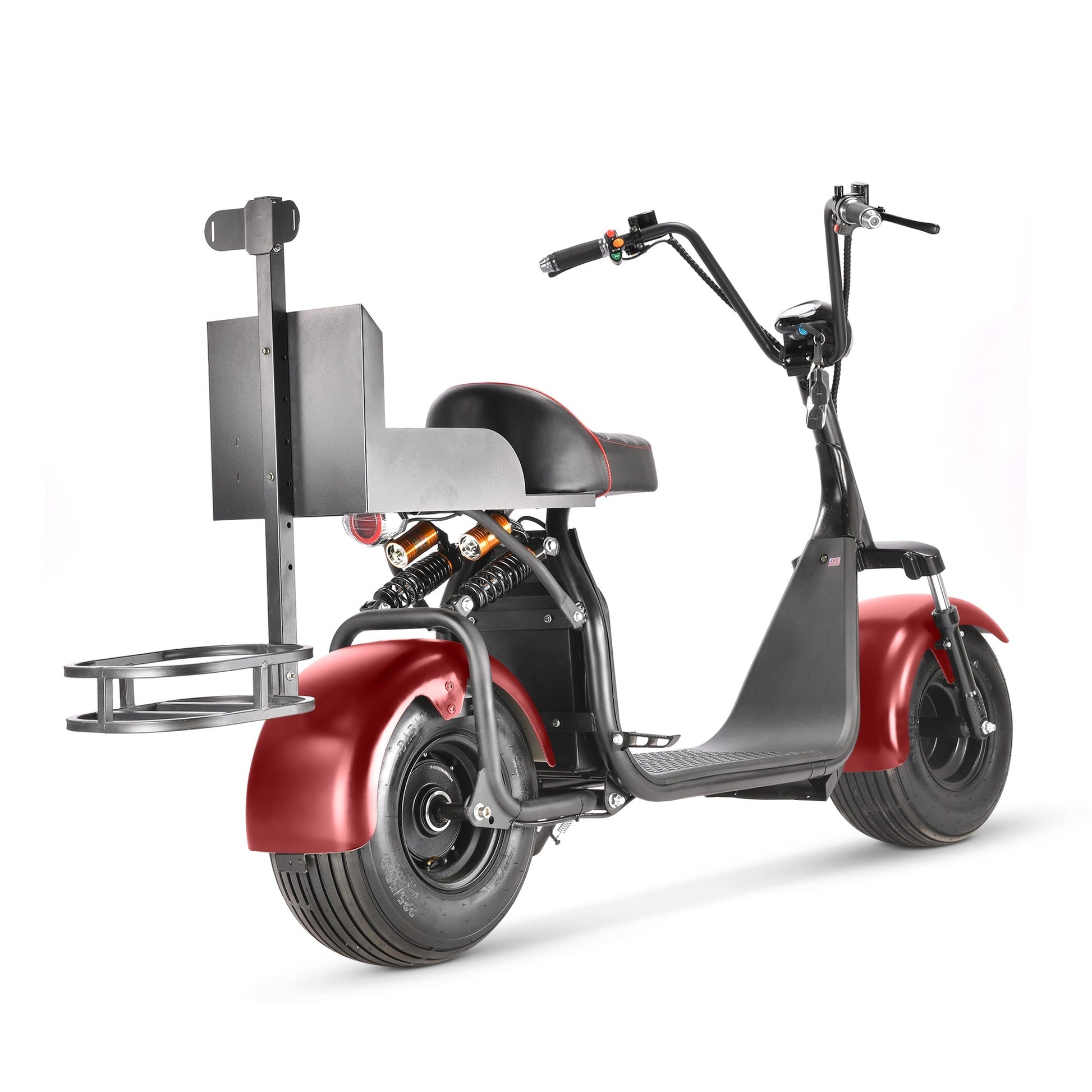 SoverSky X7 Electric Golf Course Scooter 2000W Fat Tire Black - Private Course Use Only