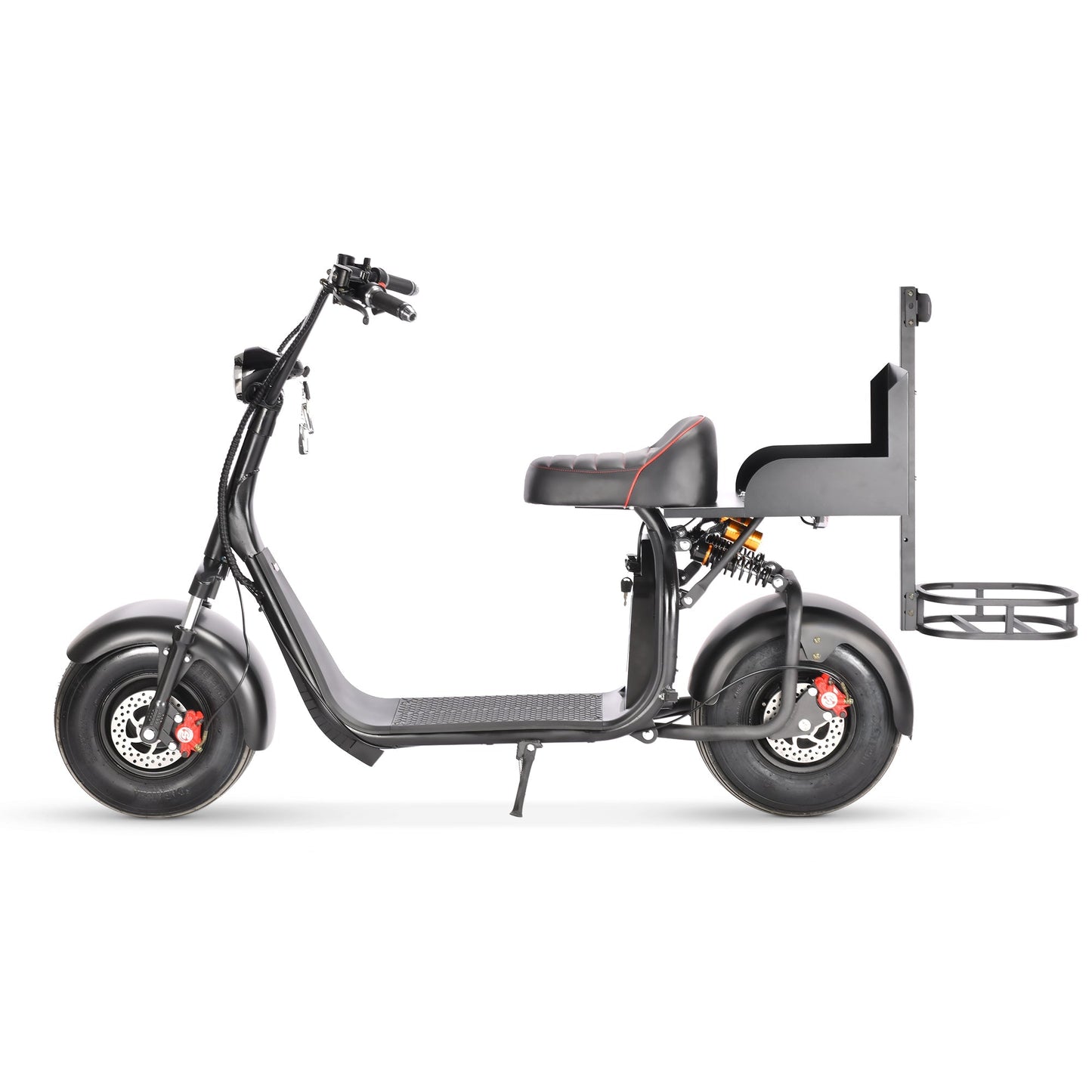 SoverSky X7 Electric Golf Course Scooter 2000W Fat Tire Black - Private Course Use Only