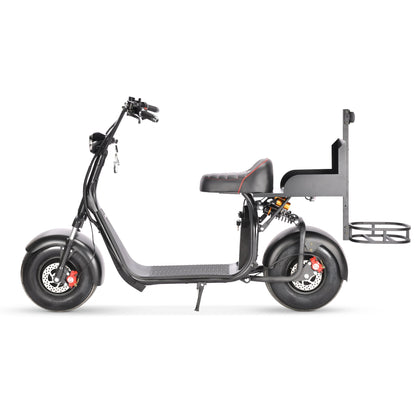 SoverSky X7 Electric Golf Course Scooter 2000W Fat Tire Black - Private Course Use Only