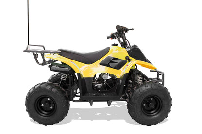Trailmaster T110 Youth Sports ATV - 6" Wheels, Automatic Transmission, Electric Start, Throttle Limiter, LED Headlight