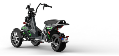 SoverSky T100 Electric Three-Wheel Trike 4000W 60V 50Ah - Private Property Use Only