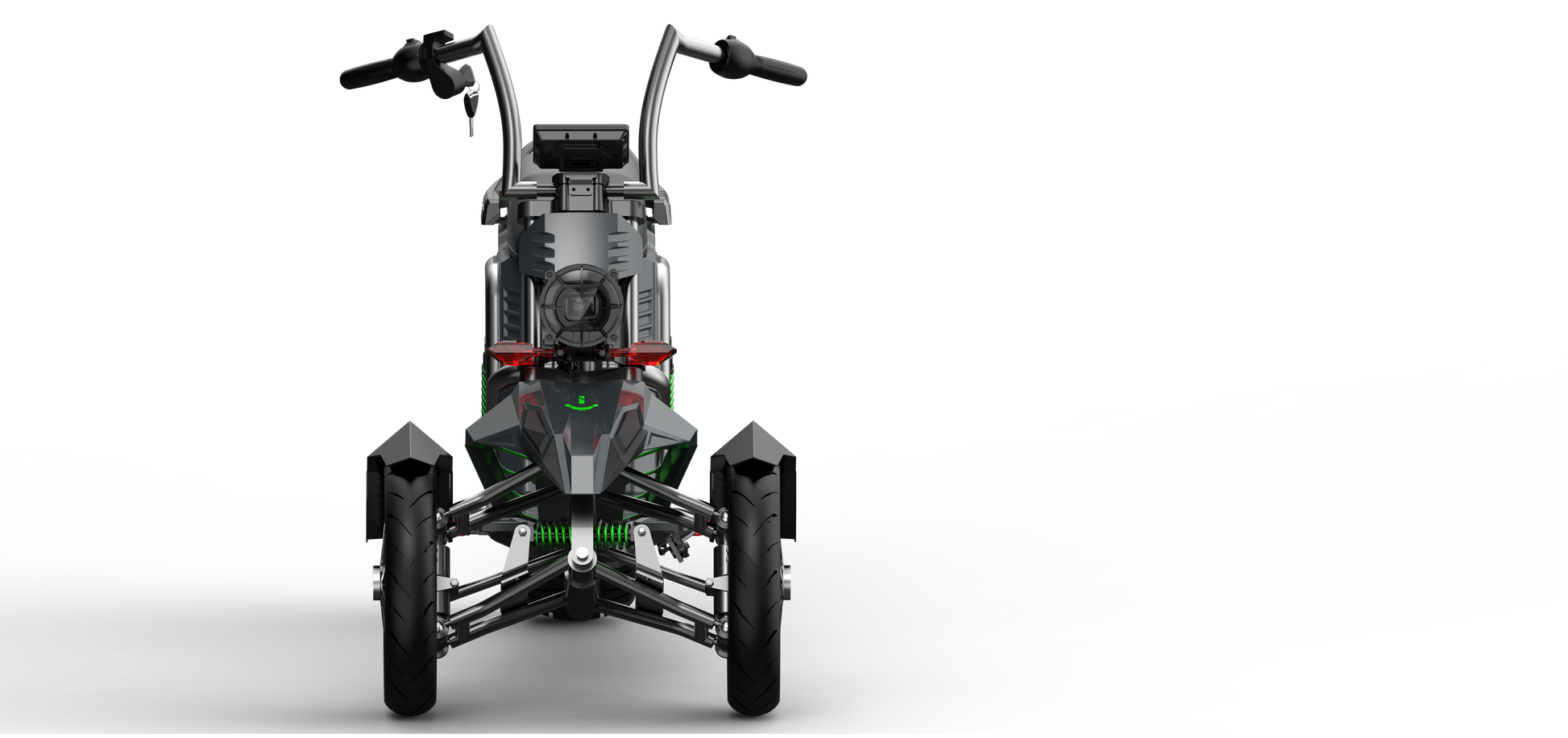 SoverSky T100 Electric Three-Wheel Trike 4000W 60V 50Ah - Private Property Use Only