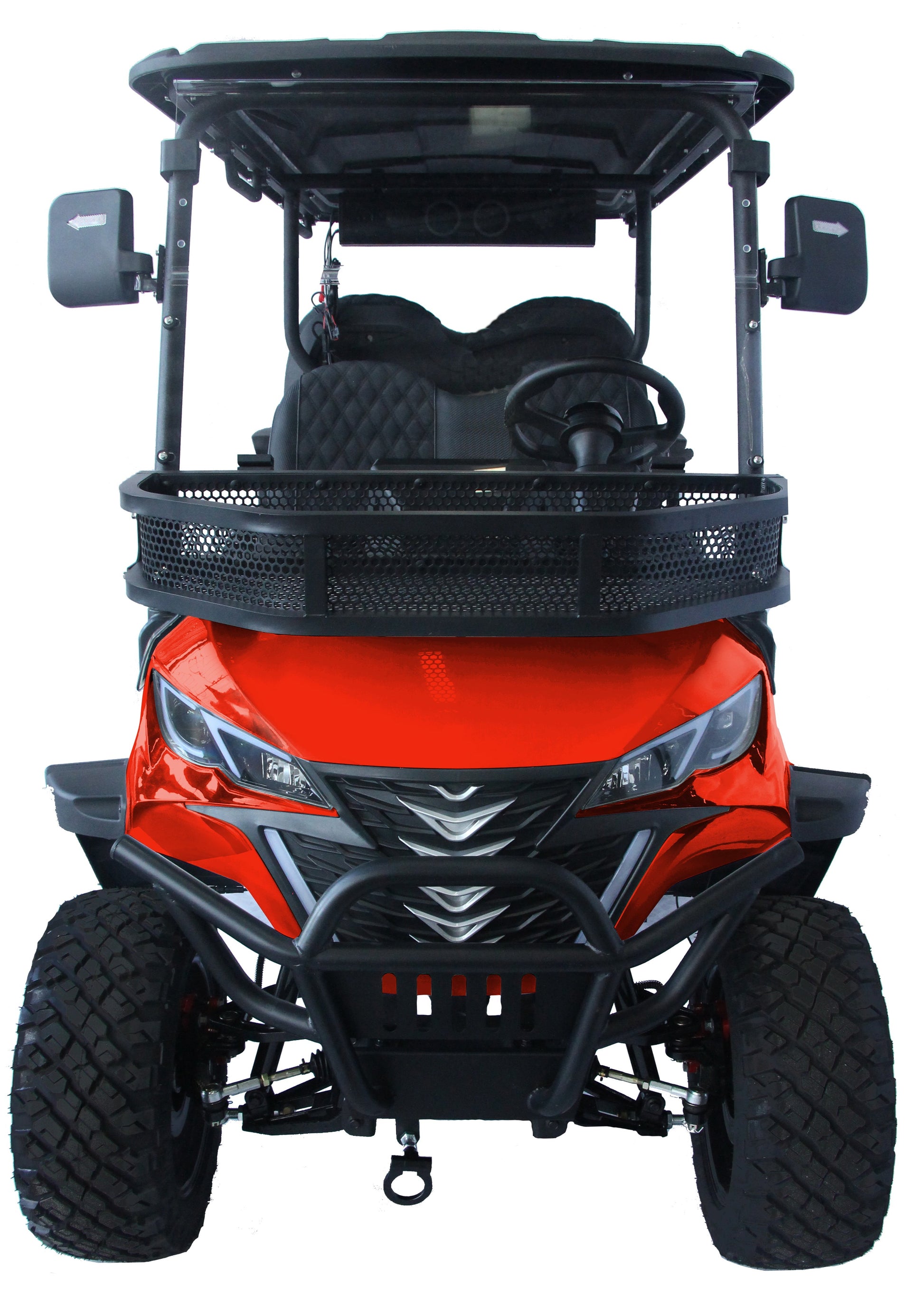 Trailmaster TBM X4, 48V Electric Golf Cart, Four Passenger, Electromagnetic Braking, Custom Rims, Lifted, Ground Effects LED lights, 10.5 LED Display, 48 Mile range, High/Low Trans