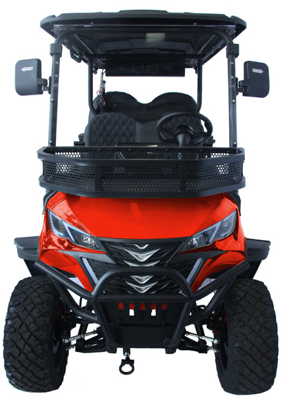 Trailmaster TBM X4, 48V Electric Golf Cart, Four Passenger, Electromagnetic Braking, Custom Rims, Lifted, Ground Effects LED lights, 10.5 LED Display, 48 Mile range, High/Low Trans