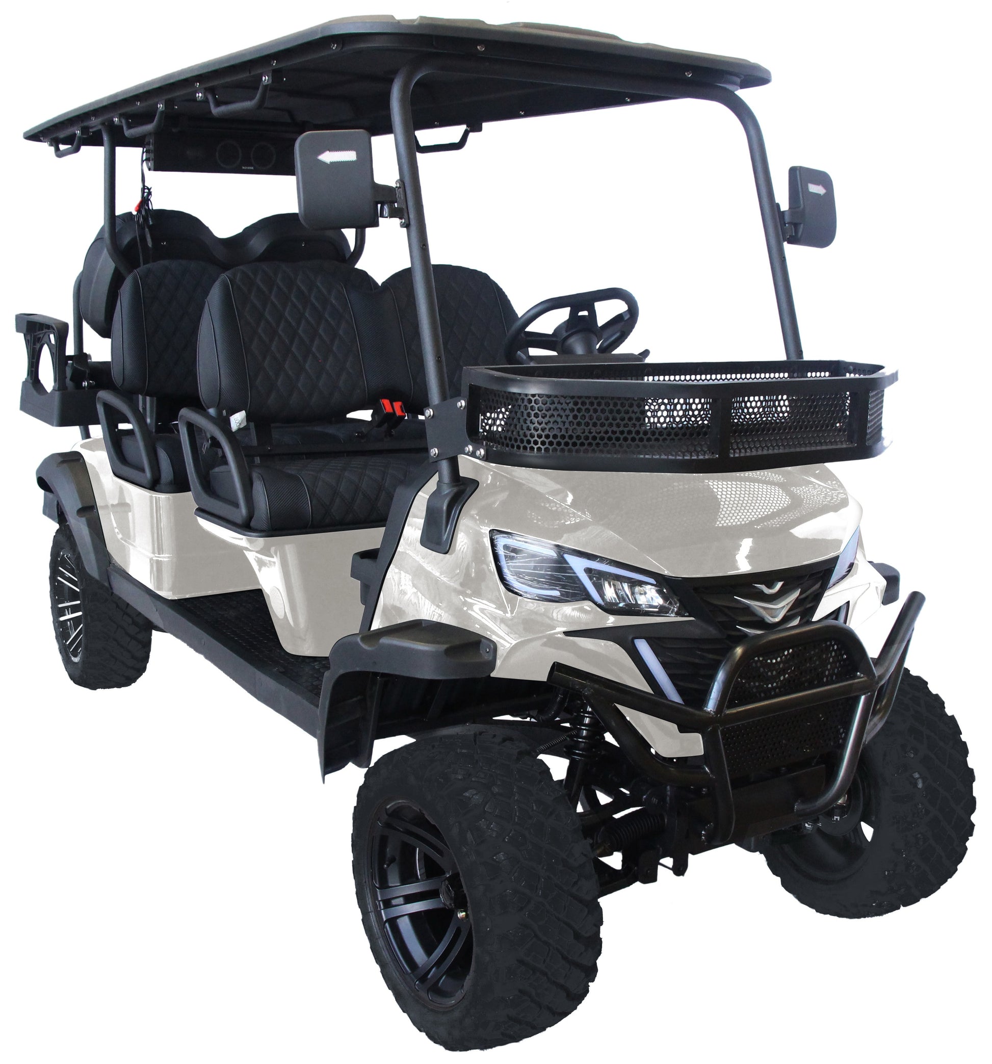 Trailmaster TBM X6 Off Road Golf Cart, Custom Rims, 10 inch LED Screen, Carbon Steel Frame, Radio, Bluetooth, Back Up Camera,
