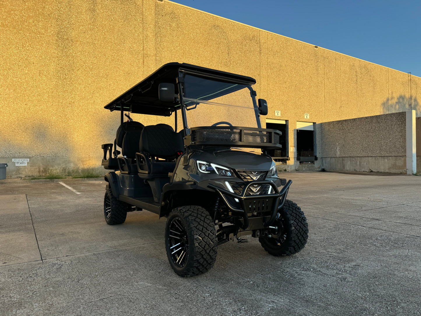 Trailmaster TBM X6 Off Road Golf Cart, Custom Rims, 10 inch LED Screen, Carbon Steel Frame, Radio, Bluetooth, Back Up Camera,