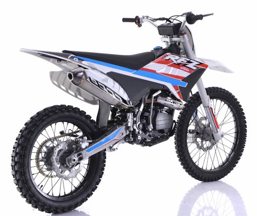 250cc 4-Stroke Dirt Bike with Electric & Kick Start & 21”/18” Off-Road Wheels - THUNDER 250